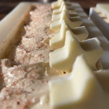 Load and play video in Gallery viewer, This delicately-infused soap beauty bar is created in the cold-processed method and includes notes of rose, wintergreen and patchouli, leaving you feeling exquisitely feminine and incredibly invigorated.
